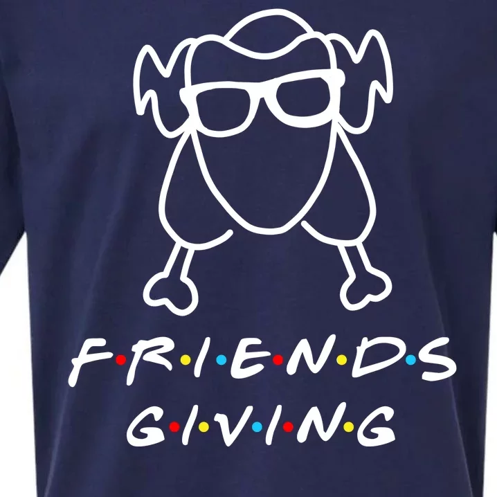 Friends Giving Funny Thanksgiving Sueded Cloud Jersey T-Shirt