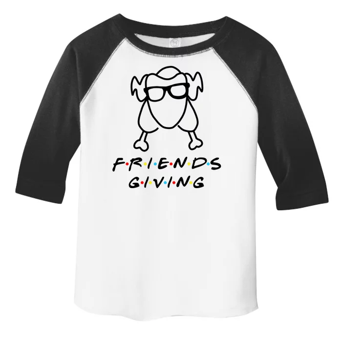 Friends Giving Funny Thanksgiving Toddler Fine Jersey T-Shirt