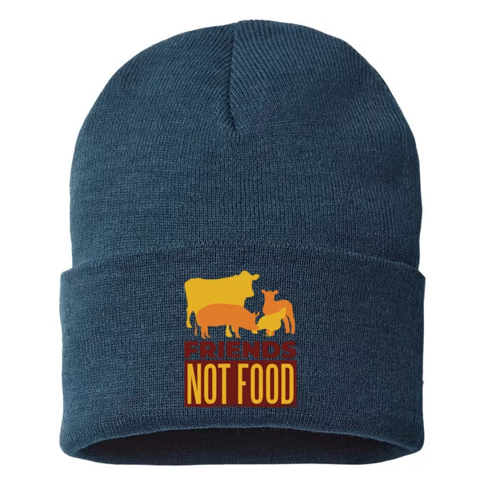 Friends Not Food Sustainable Knit Beanie