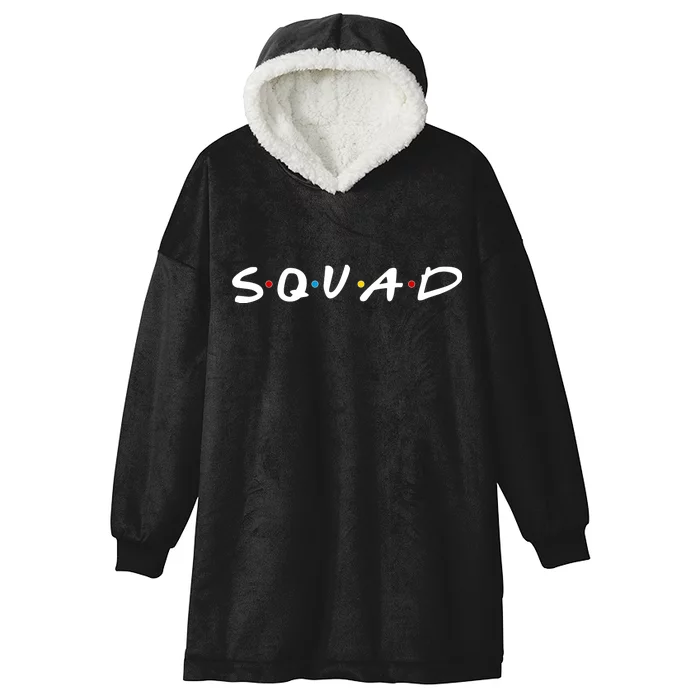 Friends Squad Hooded Wearable Blanket