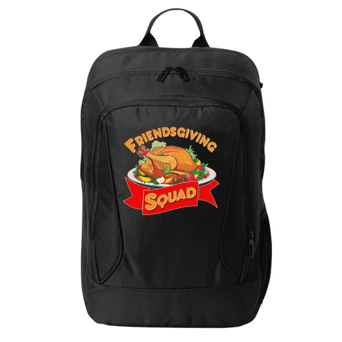 Friendsgiving Squad Funny Thanksgiving City Backpack