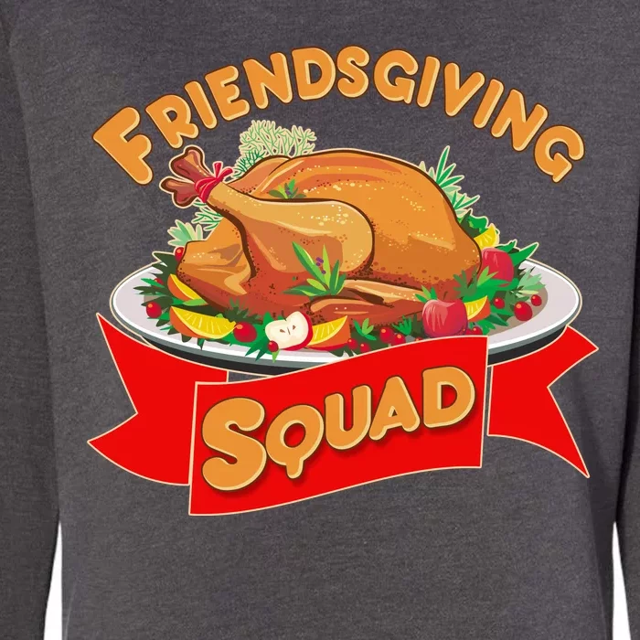 Friendsgiving Squad Funny Thanksgiving Womens California Wash Sweatshirt