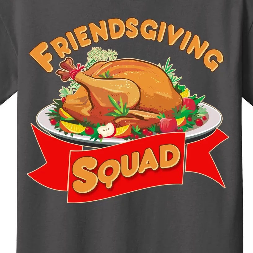 Friendsgiving Squad Funny Thanksgiving Kids T-Shirt