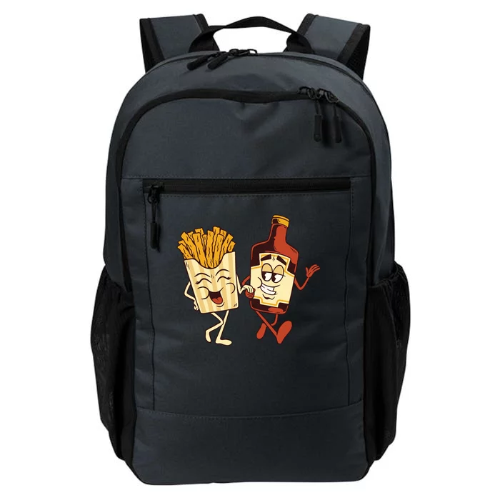 Fries And Ketchup Couple Daily Commute Backpack