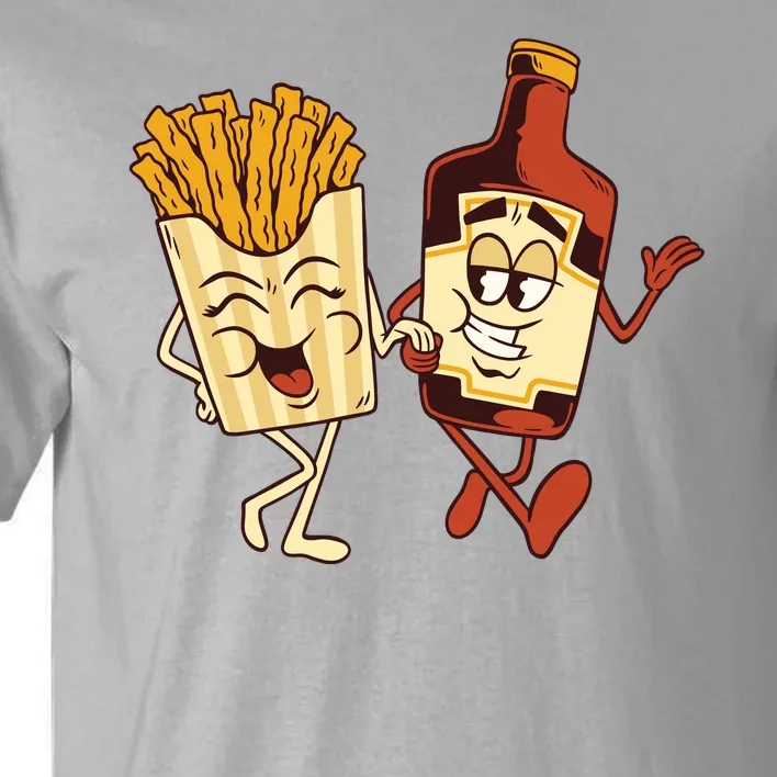 Fries And Ketchup Couple Tall T-Shirt