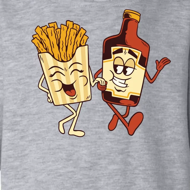 Fries And Ketchup Couple Toddler Hoodie