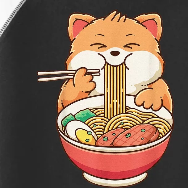 Fox Ra Japanese Noodles Cute Kawaii Anime Toddler Fine Jersey T-Shirt