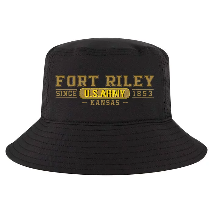 Fort Riley Kansas Army Base Big Red One Cool Comfort Performance Bucket Hat