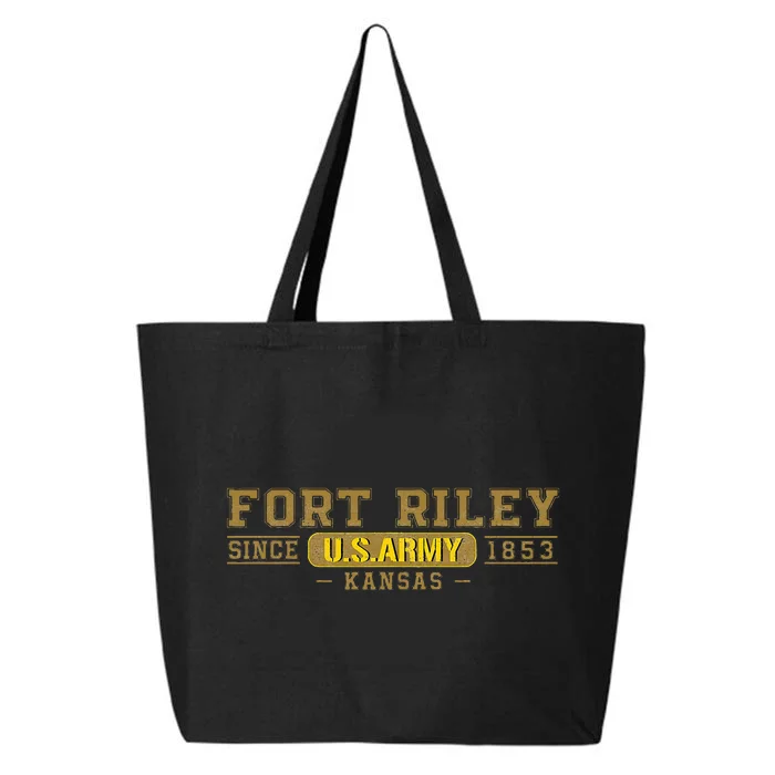 Fort Riley Kansas Army Base Big Red One 25L Jumbo Tote