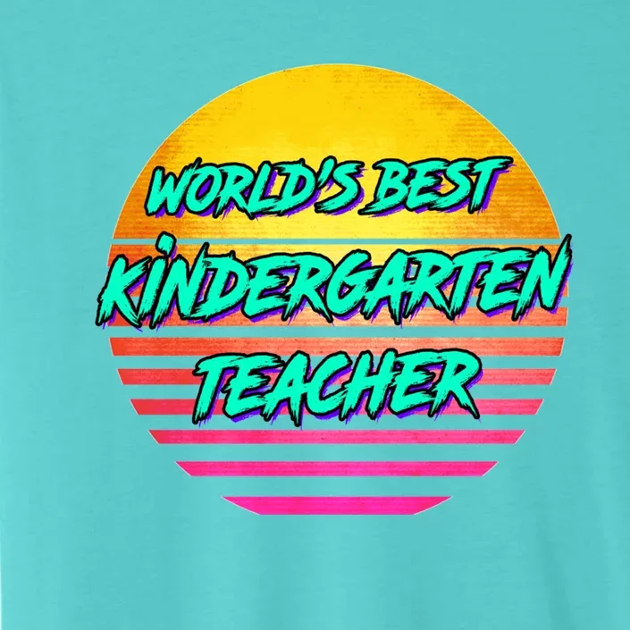 Funny Retro Kindergarten Teacher Funny Gift ChromaSoft Performance T-Shirt