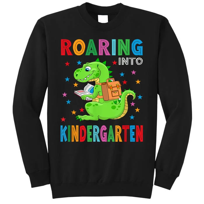 Funny Roaring Kindergarten TRex Back To The School Tall Sweatshirt