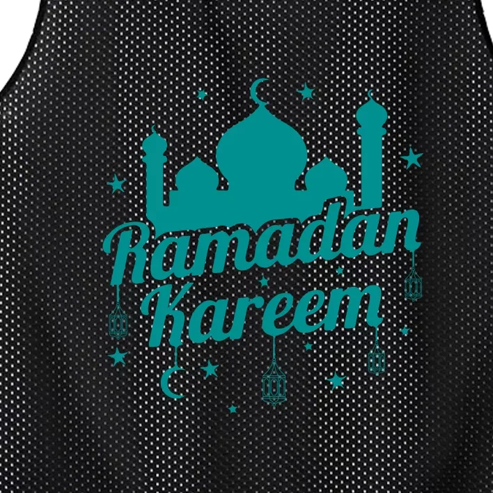 Funny Ramadan Kareem Islamic Muslim Gift Ramadan Mubarak Mesh Reversible Basketball Jersey Tank