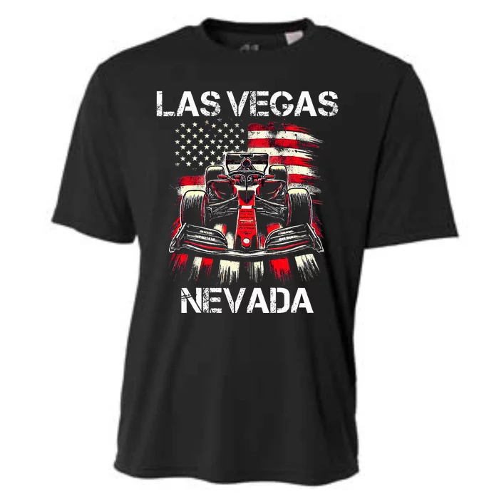 Formula Racing Las Vegas Nevada Circuit 2024 Grand Prix Cooling Performance Crew T-Shirt