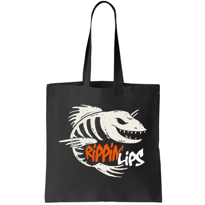 Fishing Rippin Lips Fish Bones Tote Bag