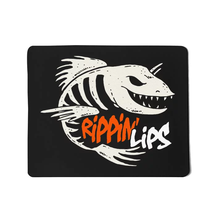 Fishing Rippin Lips Fish Bones Mousepad