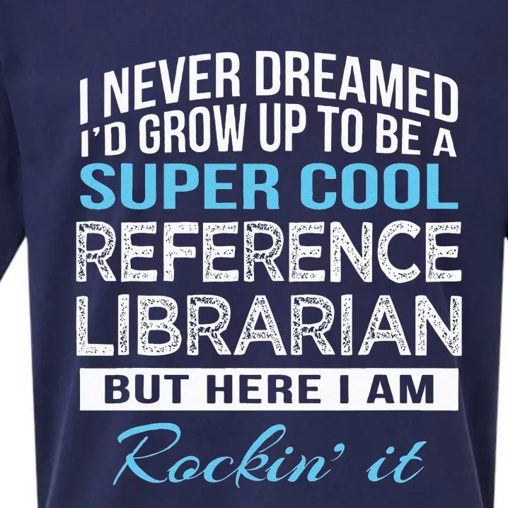 Funny Reference Librarian Gift Sueded Cloud Jersey T-Shirt