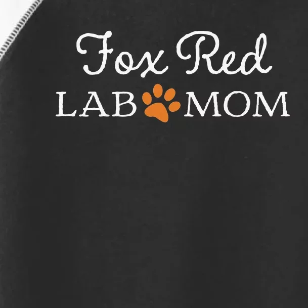 Fox Red Lab Mom Labrador Retriever Toddler Fine Jersey T-Shirt