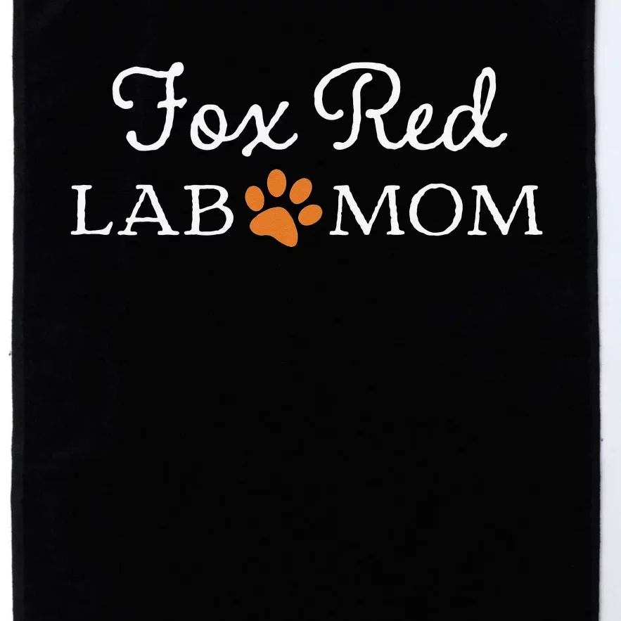 Fox Red Lab Mom Labrador Retriever Platinum Collection Golf Towel