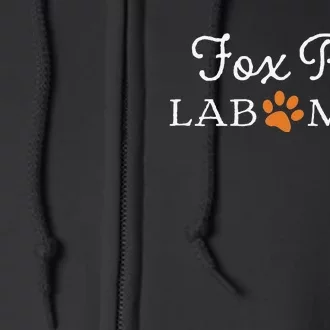 Fox Red Lab Mom Labrador Retriever Full Zip Hoodie