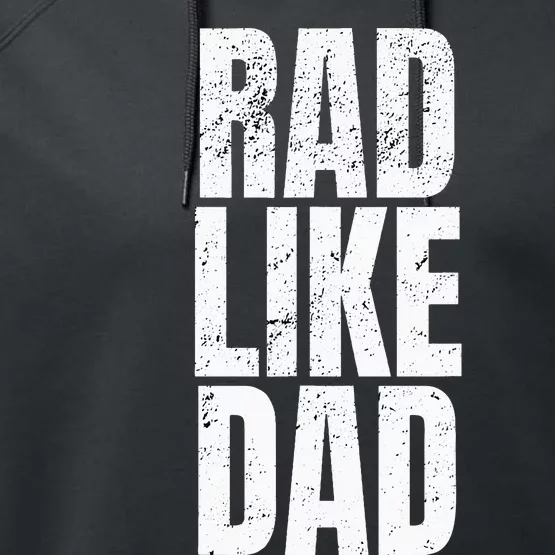 Fun Rad Like Dad Performance Fleece Hoodie