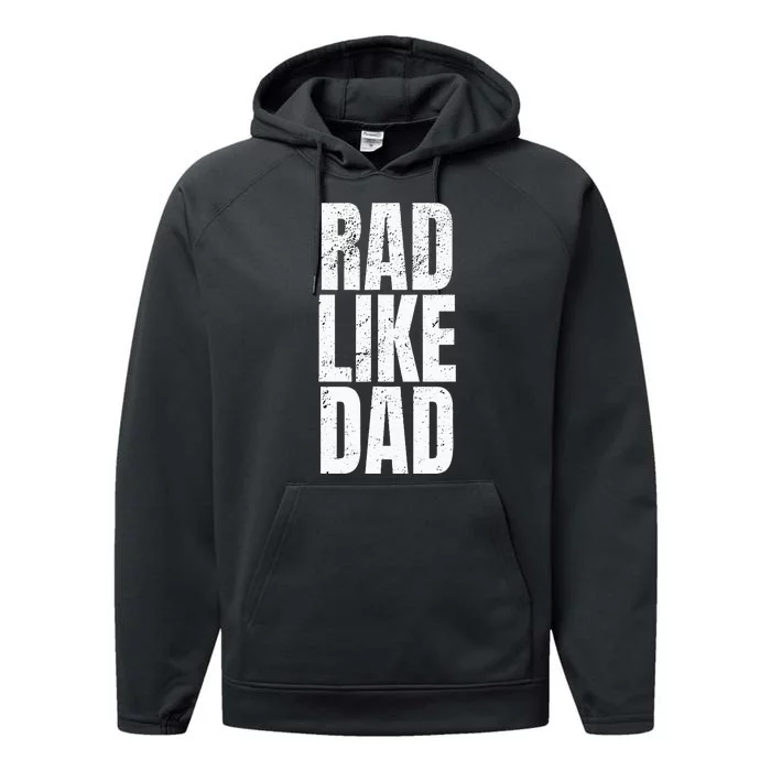 Fun Rad Like Dad Performance Fleece Hoodie