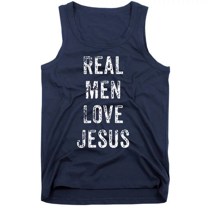 Funny Real Love Jesus Christian VBS Church Gift Tank Top