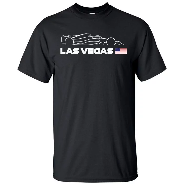 Formula Racing Las Vegas Grand Prix Custom Tall T-Shirt