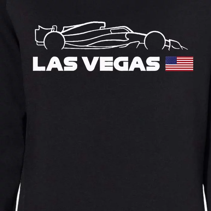 Formula Racing Las Vegas Grand Prix Custom Womens California Wash Sweatshirt