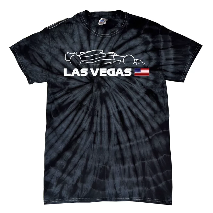 Formula Racing Las Vegas Grand Prix Custom Tie-Dye T-Shirt