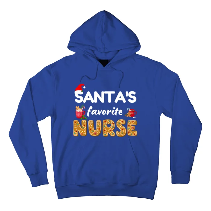 Funny Rn Lvn Lpn T Nurse Christmas T Santas Favorite Nurse Great Gift Hoodie