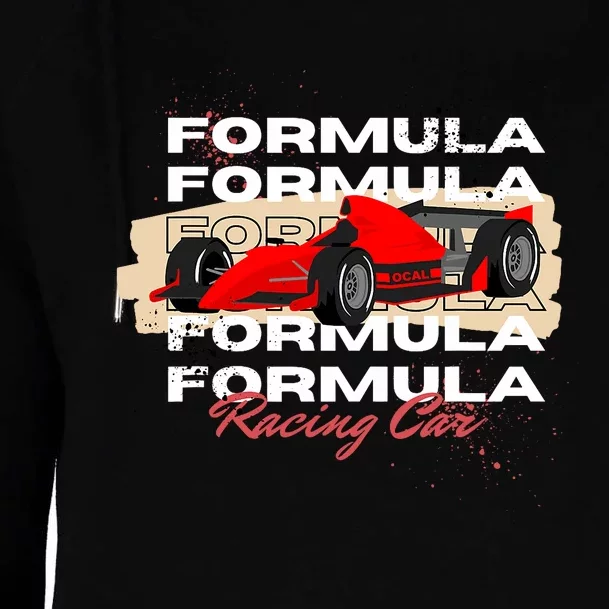 Formula Racing Lovers Race Car Fan Womens Funnel Neck Pullover Hood