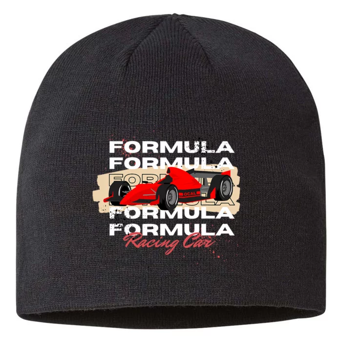 Formula Racing Lovers Race Car Fan 8 1/2in Sustainable Knit Beanie