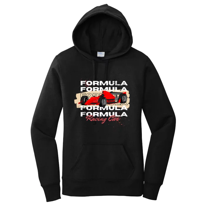 Formula Racing Lovers Race Car Fan Women's Pullover Hoodie