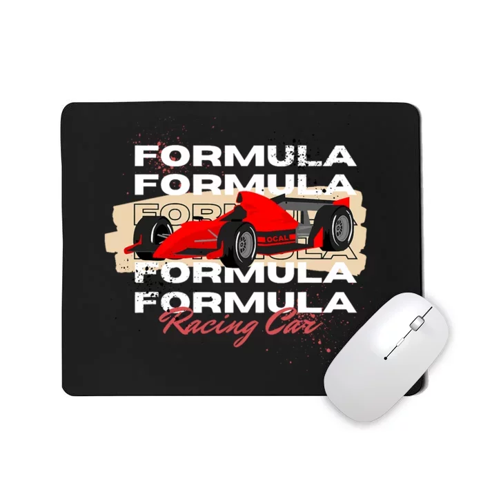 Formula Racing Lovers Race Car Fan Mousepad