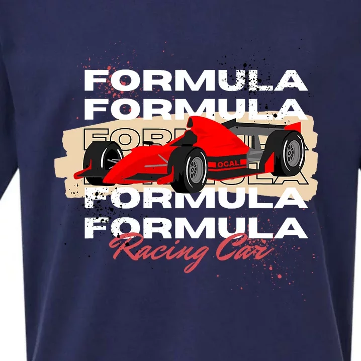 Formula Racing Lovers Race Car Fan Sueded Cloud Jersey T-Shirt