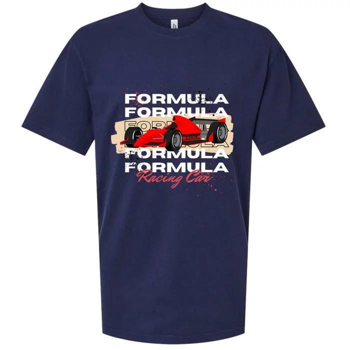 Formula Racing Lovers Race Car Fan Sueded Cloud Jersey T-Shirt