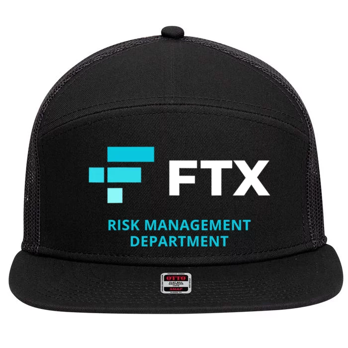 FTX Risk Management Department 7 Panel Mesh Trucker Snapback Hat