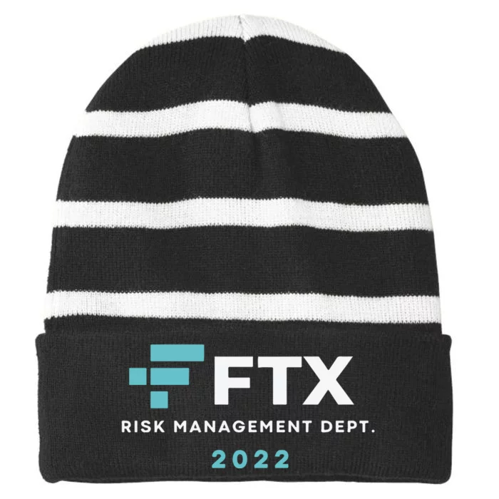 Ftx Risk Management Department Sweater Striped Beanie with Solid Band