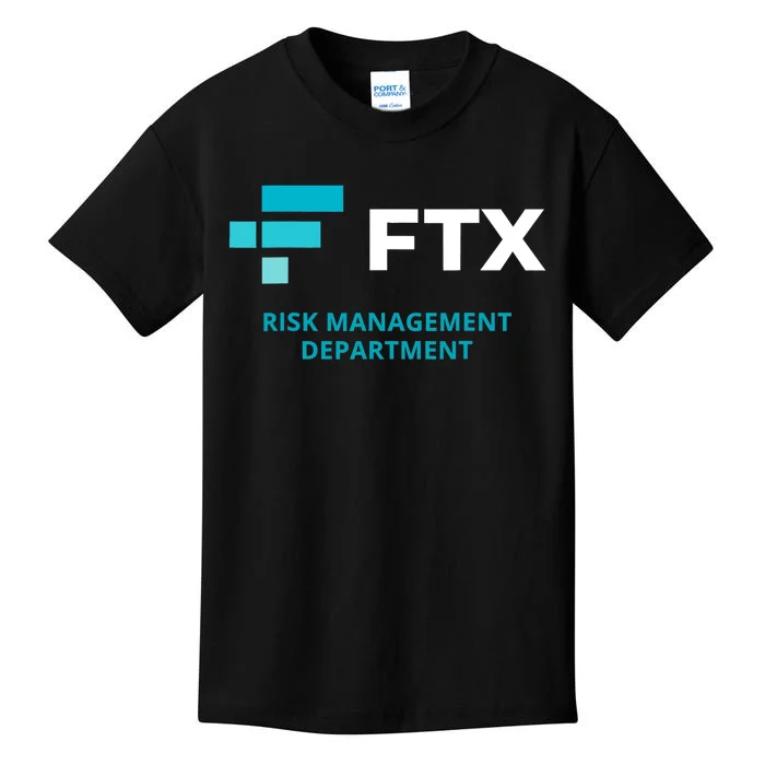 FTX Risk Management Department Fun Idea Kids T-Shirt