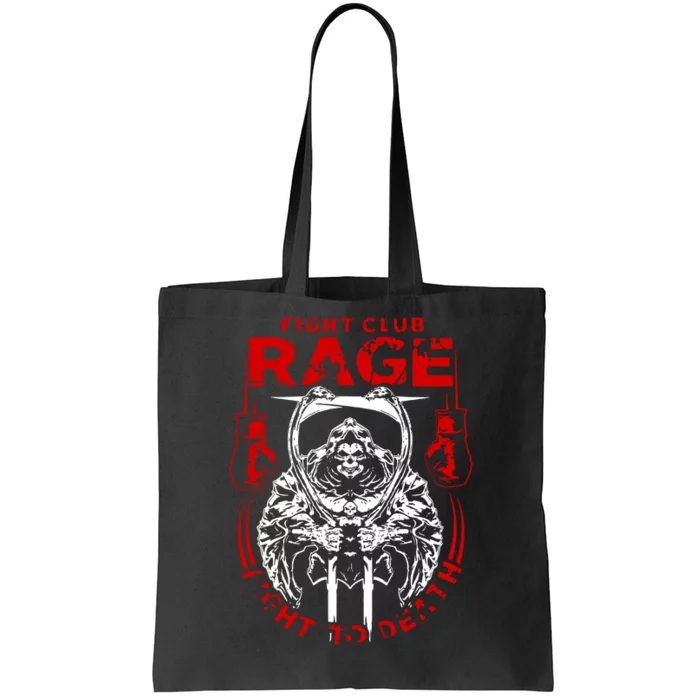 Fight Rage Mma Mixed Martial Arts Muay Thai Tote Bag