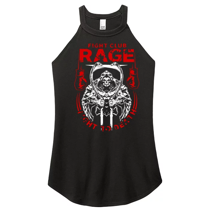 Fight Rage Mma Mixed Martial Arts Muay Thai Women’s Perfect Tri Rocker Tank