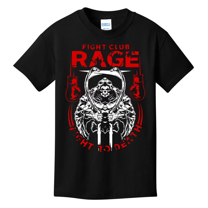 Fight Rage Mma Mixed Martial Arts Muay Thai Kids T-Shirt