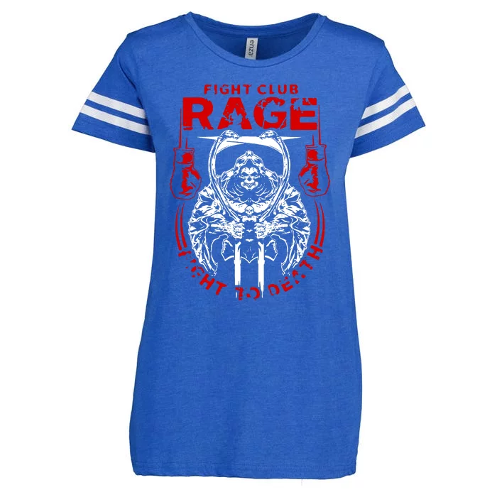 Fight Rage Mma Mixed Martial Arts Muay Thai Enza Ladies Jersey Football T-Shirt