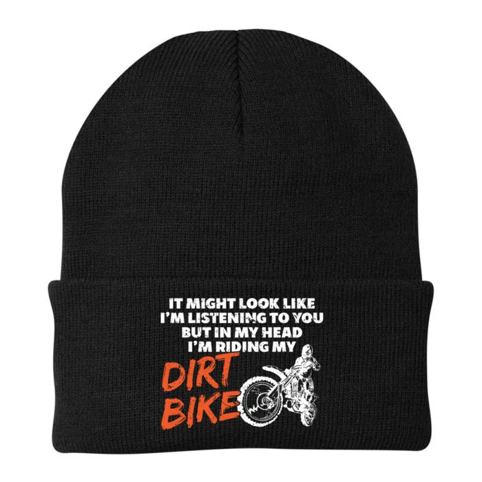 Funny Riding My Dirt Bike Hoodie Knit Cap Winter Beanie