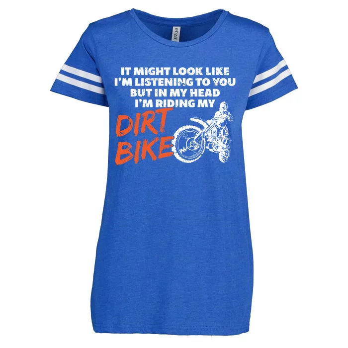 Funny Riding My Dirt Bike Hoodie Enza Ladies Jersey Football T-Shirt