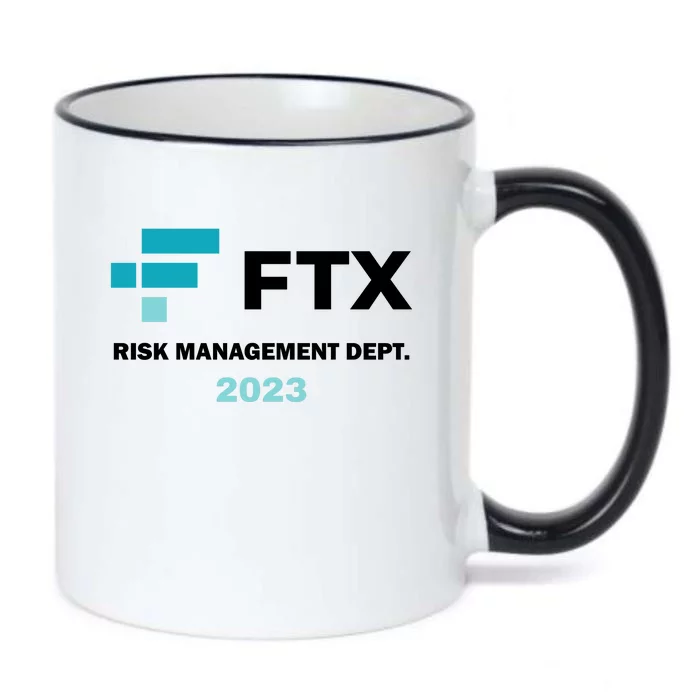 FTX Risk Management Dept 2023 Trading Trader Funny Gift Black Color Changing Mug