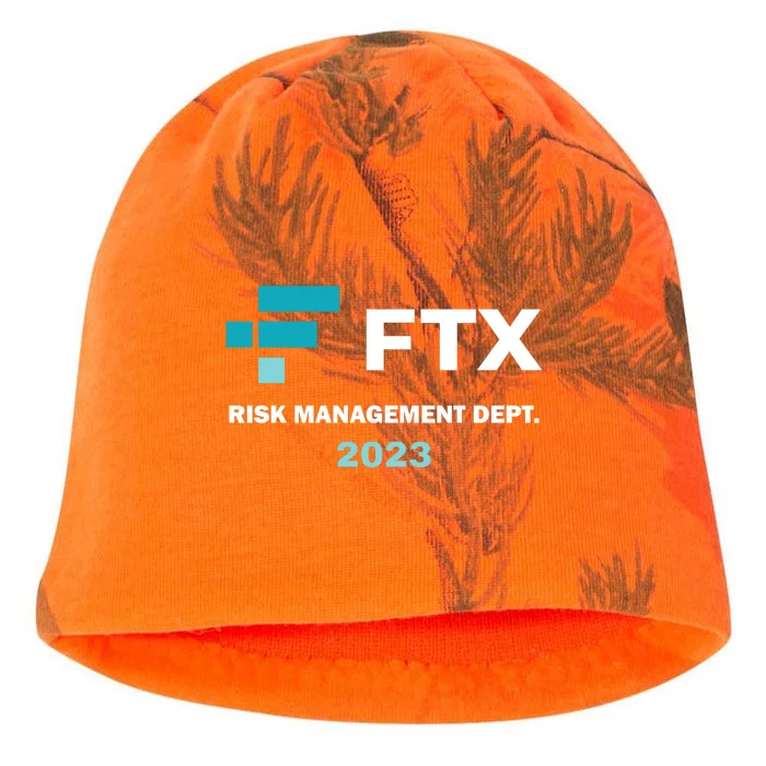 FTX Risk Management Dept 2023 Trading Trader Funny Gift Kati - Camo Knit Beanie