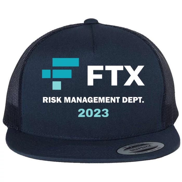 FTX Risk Management Dept 2023 Trading Trader Funny Gift Flat Bill Trucker Hat