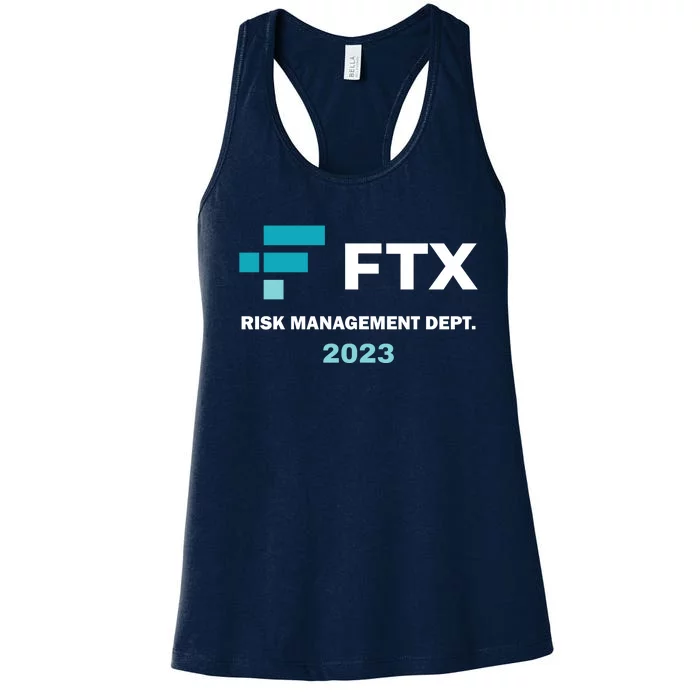 FTX Risk Management Dept 2023 Trading Trader Funny Gift Women's Racerback Tank