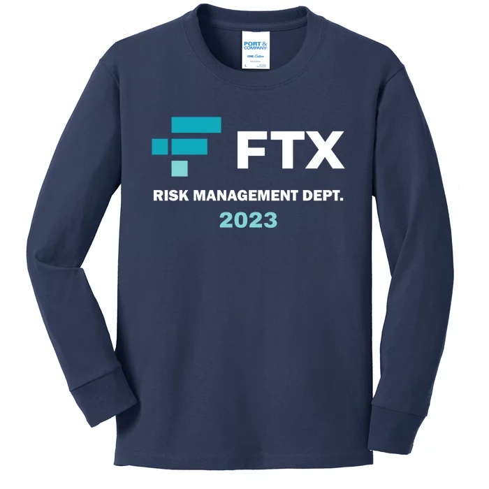 FTX Risk Management Dept 2023 Trading Trader Funny Gift Kids Long Sleeve Shirt